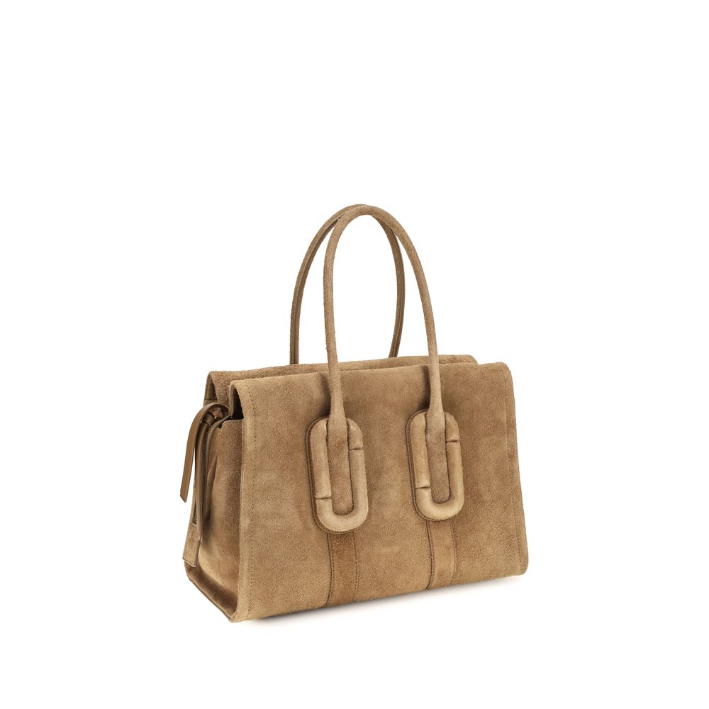 Braune Kalbsleder Bos Taurus Schultertasche