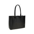 Schwarze Bos Taurus Kalbsleder Schultertasche