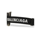 Silberfarbene Sonnenbrille aus Polyamid