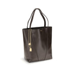 Braune Schultertasche aus Leder CHCHC25SS811N842