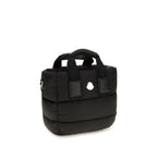 Schwarze Bos Taurus Kalbsleder Schultertasche