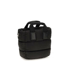 Schwarze Bos Taurus Kalbsleder Schultertasche