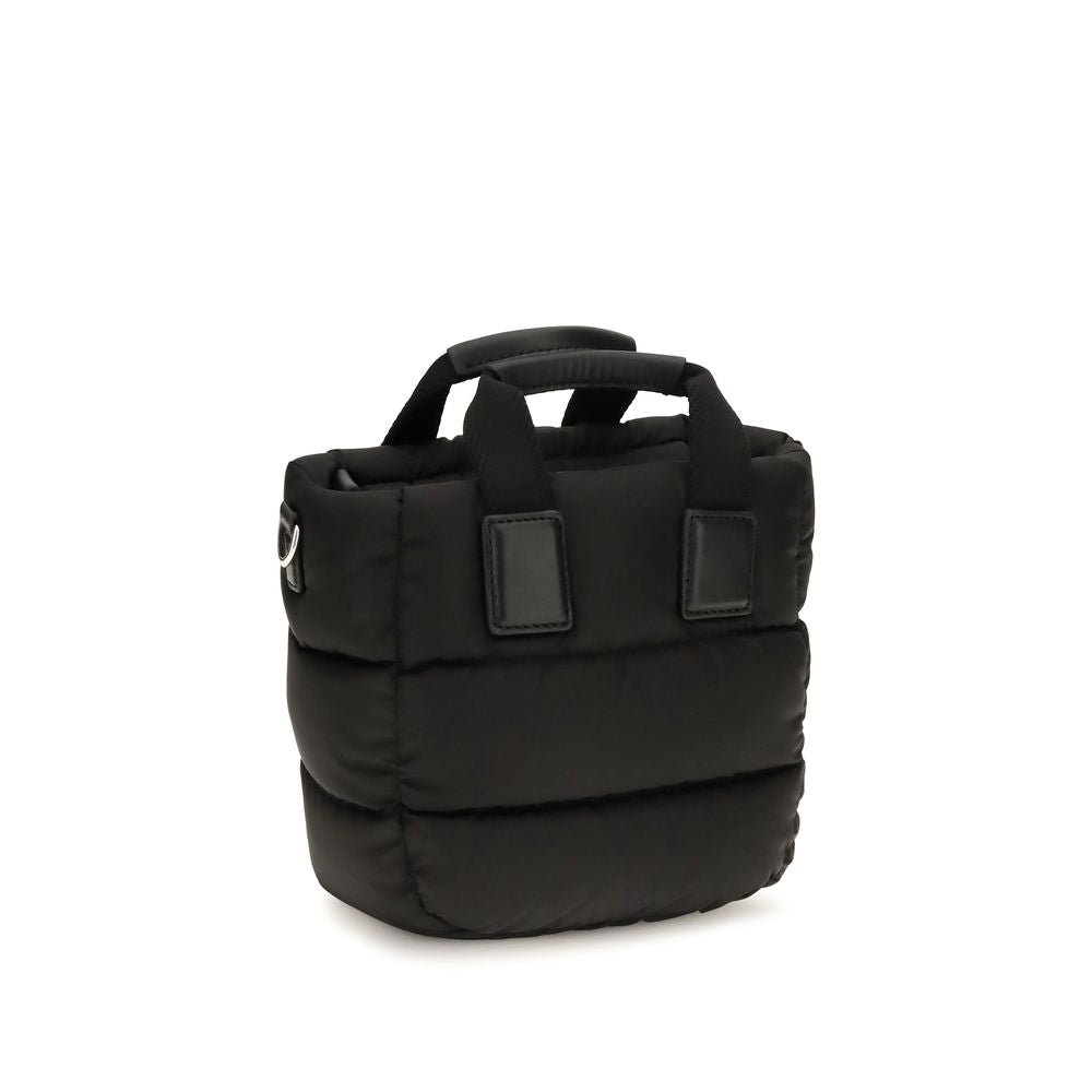 Schwarze Bos Taurus Kalbsleder Schultertasche