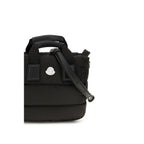 Schwarze Bos Taurus Kalbsleder Schultertasche
