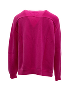 Damen-Strickpullover in Fuchsia
