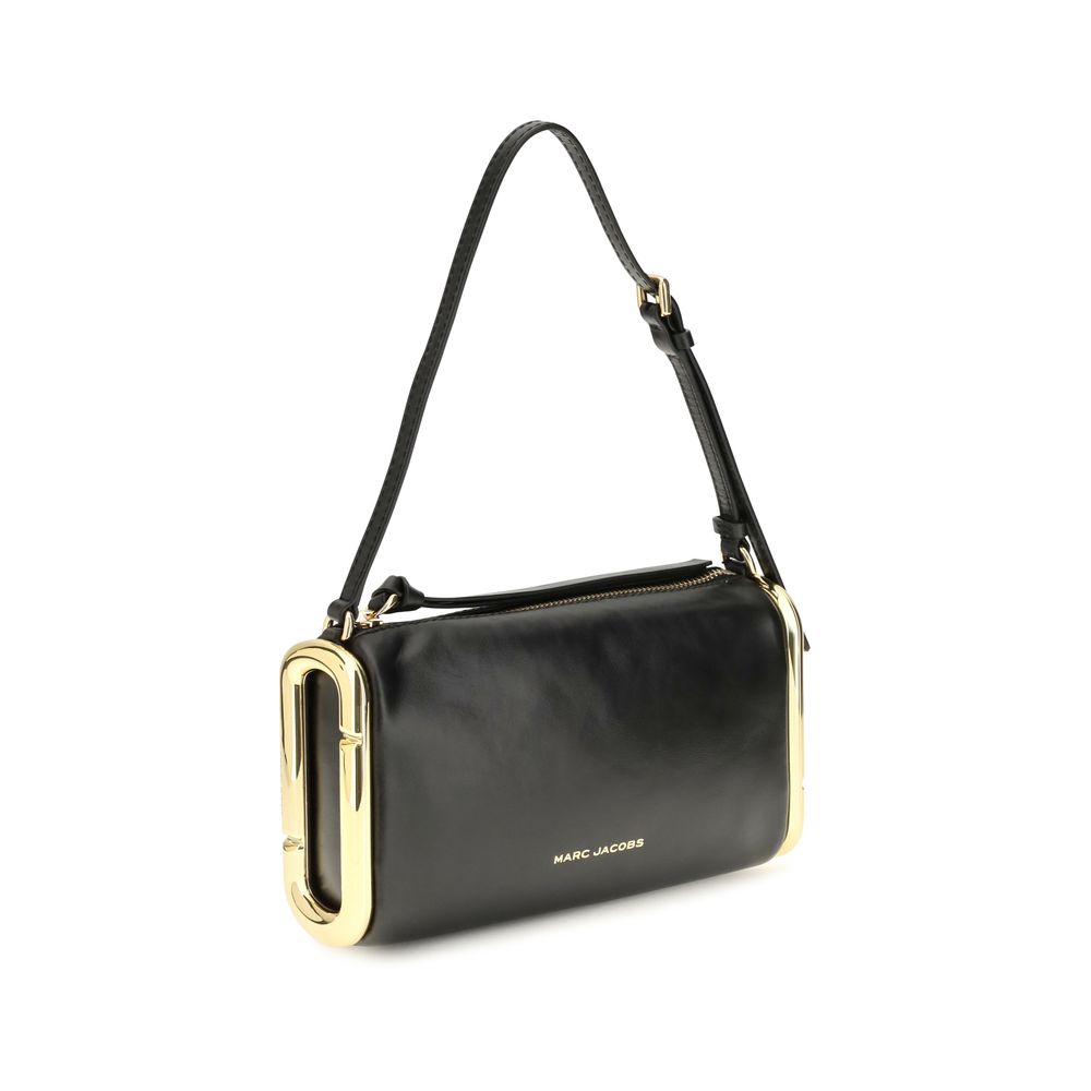 Schwarze Bos Taurus Kalbsleder Schultertasche