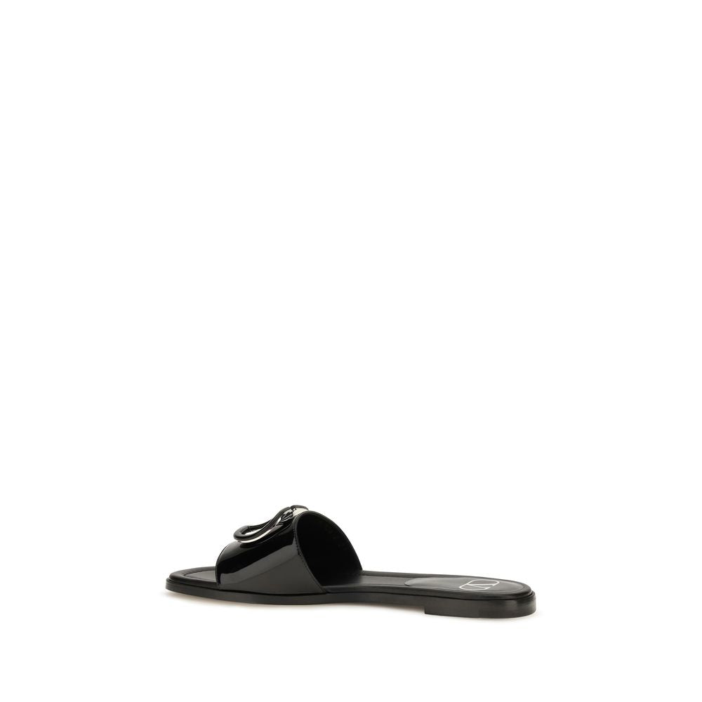 Schwarze Bos Taurus Kalbsleder-Sandalen