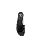 Schwarze Bos Taurus Kalbsleder-Sandalen