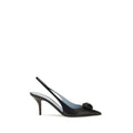 Schwarze Pumps aus Kalbsleder Bos Taurus mit hohem Absatz