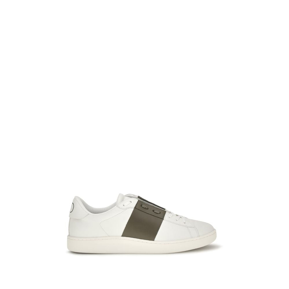 Weiße Low-Top-Sneaker aus Kalbsleder Bos Taurus