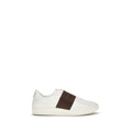 Weiße Low-Top-Sneaker aus Kalbsleder Bos Taurus