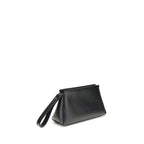 Schwarze Geldbörse aus Leder