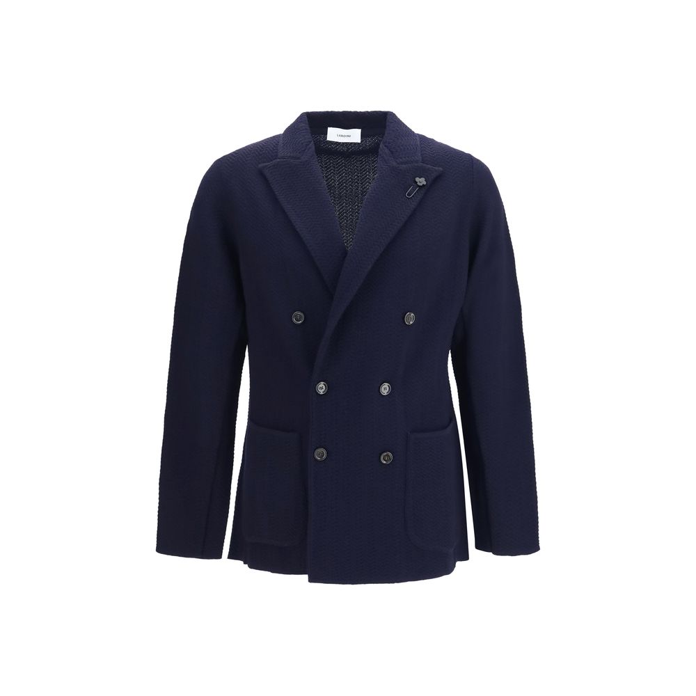 Blauer Wollblazer Oves Aries