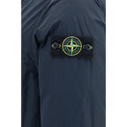 Blauer Polyester-Mantel