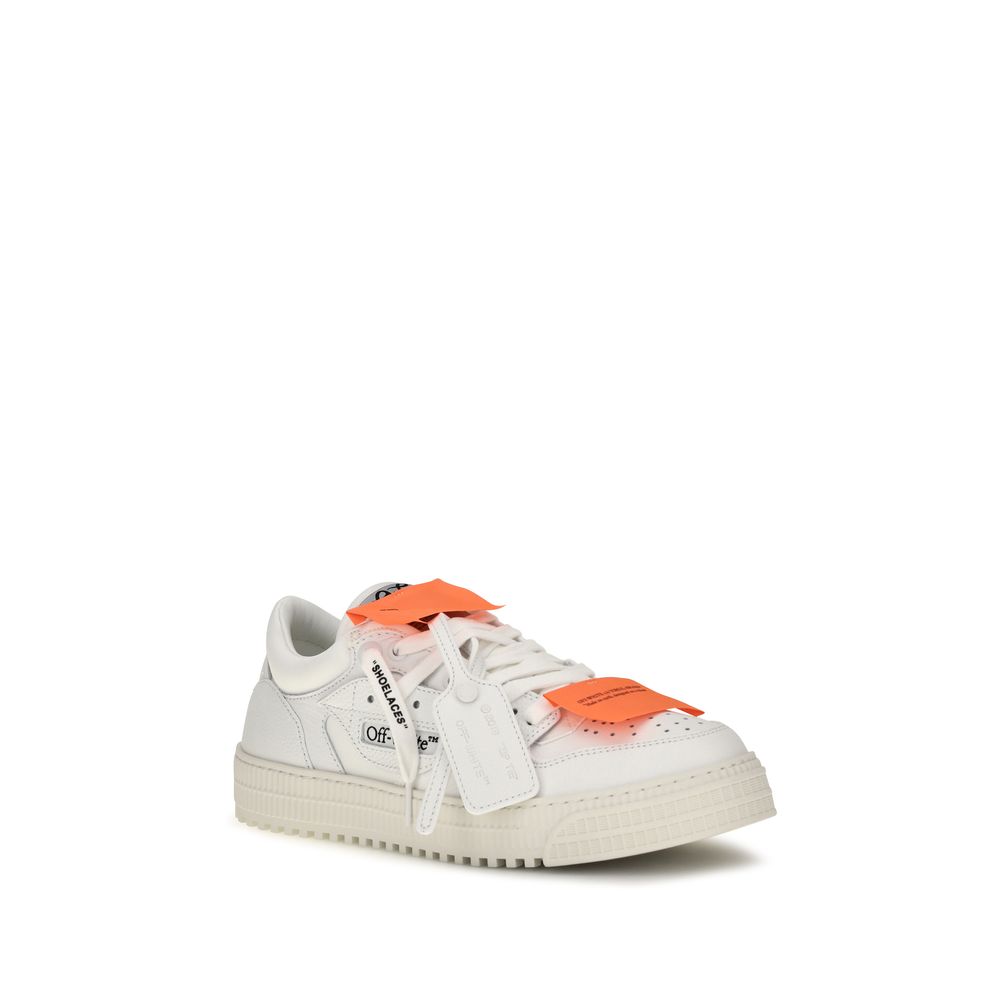 Weiße Low-Top-Sneaker aus Kalbsleder Bos Taurus