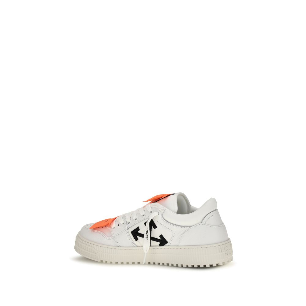 Weiße Low-Top-Sneaker aus Kalbsleder Bos Taurus