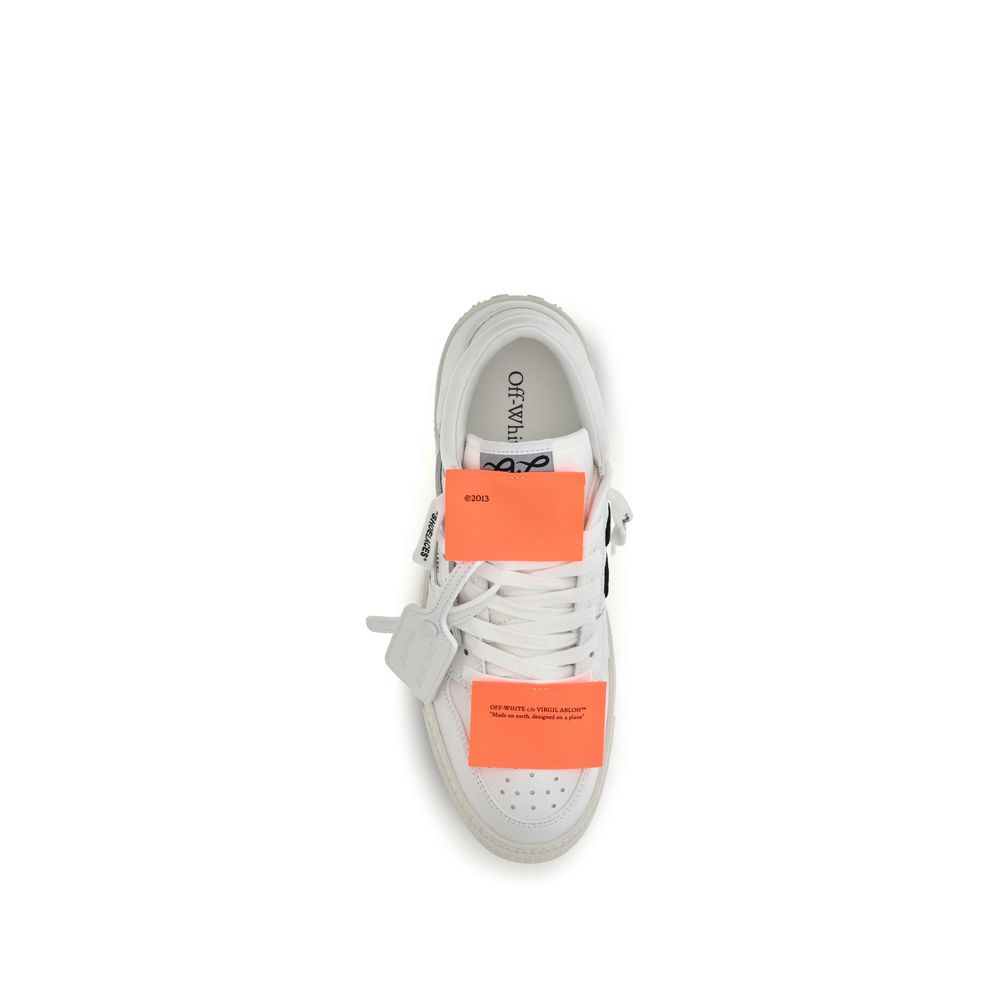 Weiße Low-Top-Sneaker aus Kalbsleder Bos Taurus