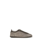 Graue Bos Taurus Kalbsleder-Sneakers