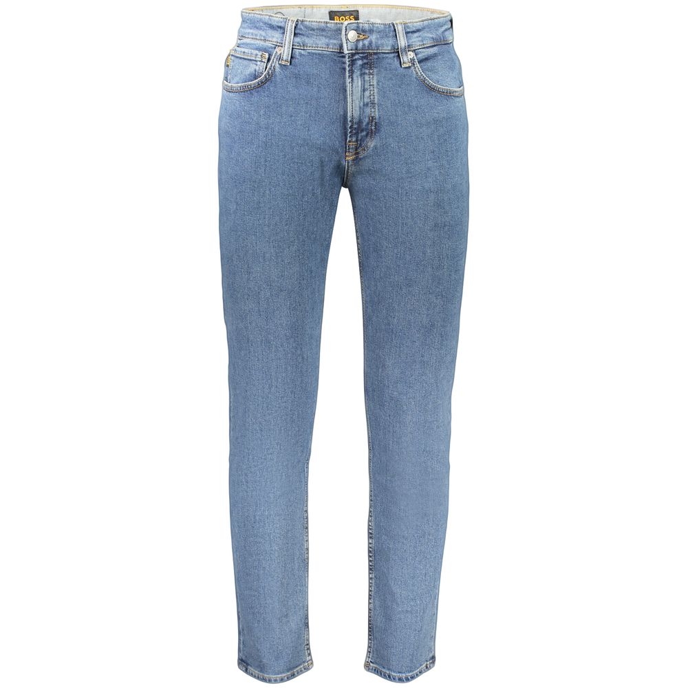 Blaue Regular-Fit-Jeans für Herren