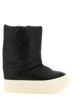 Bicolor Lammleder-Stiefel