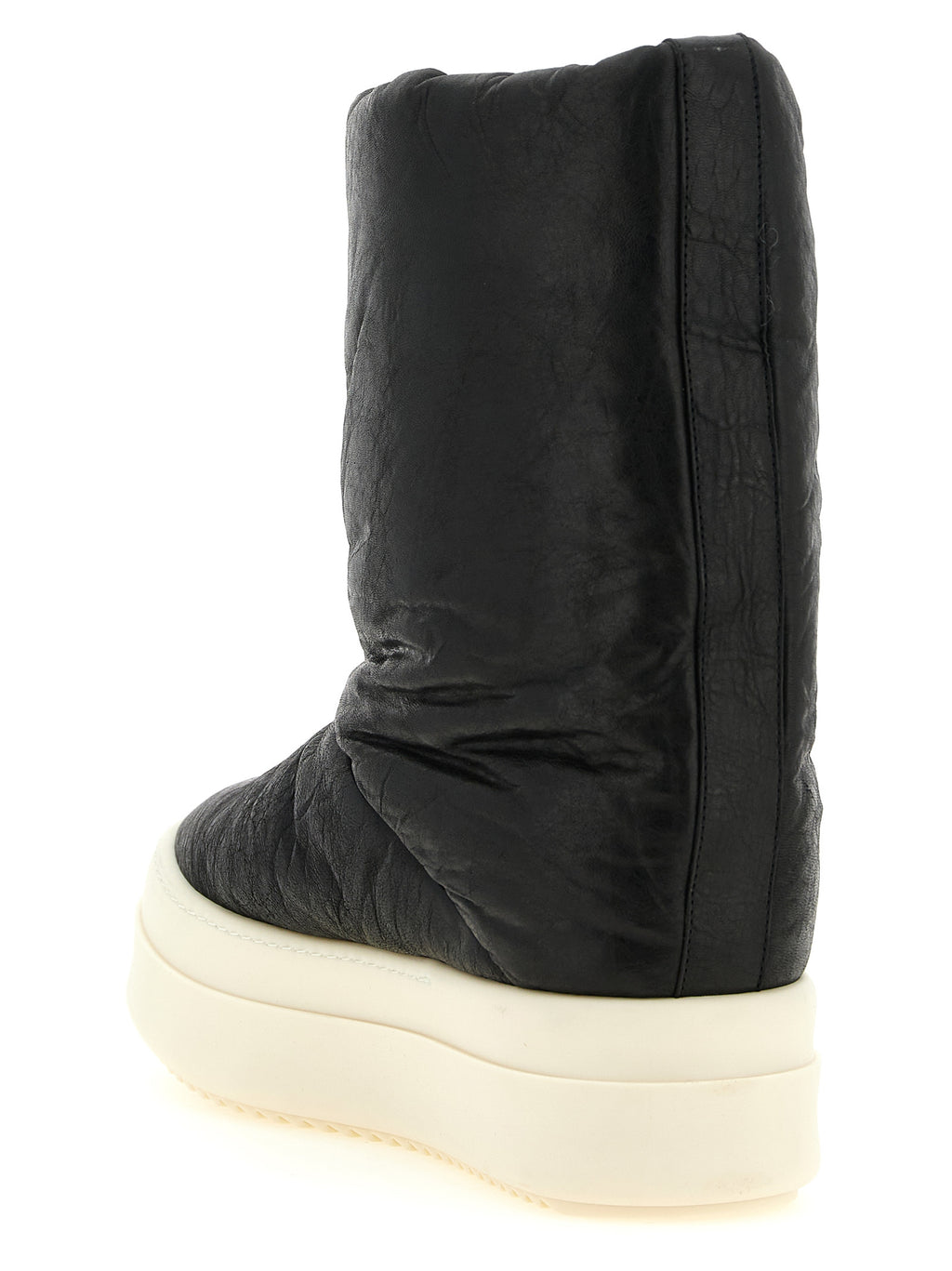 Bicolor Lammleder-Stiefel