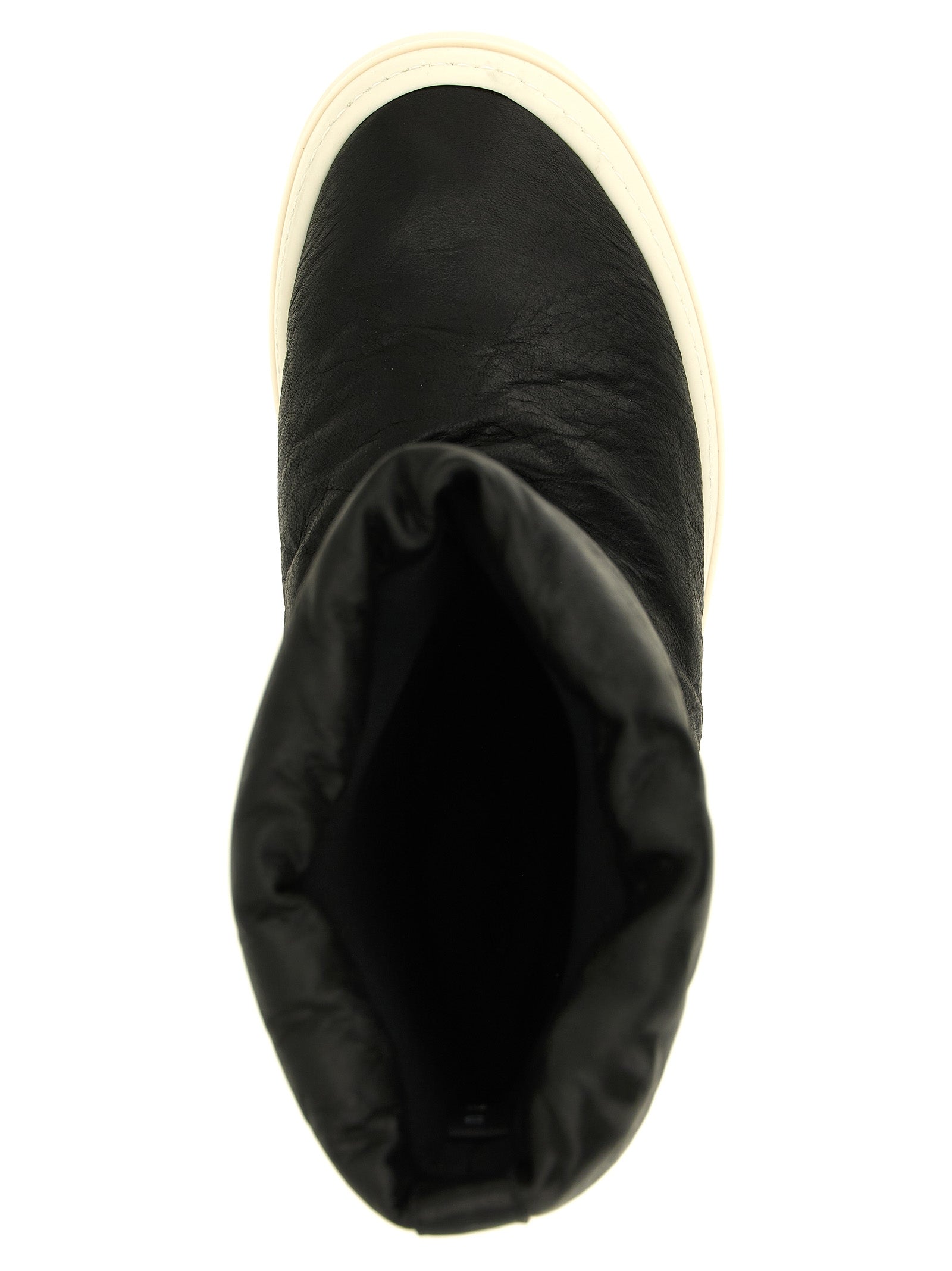 Bicolor Lammleder-Stiefel