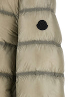 Beige Polyamid Steppjacke