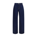 Blaue Baumwolljeans Denim