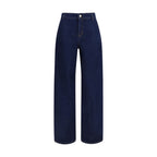 Blaue Baumwolljeans Denim