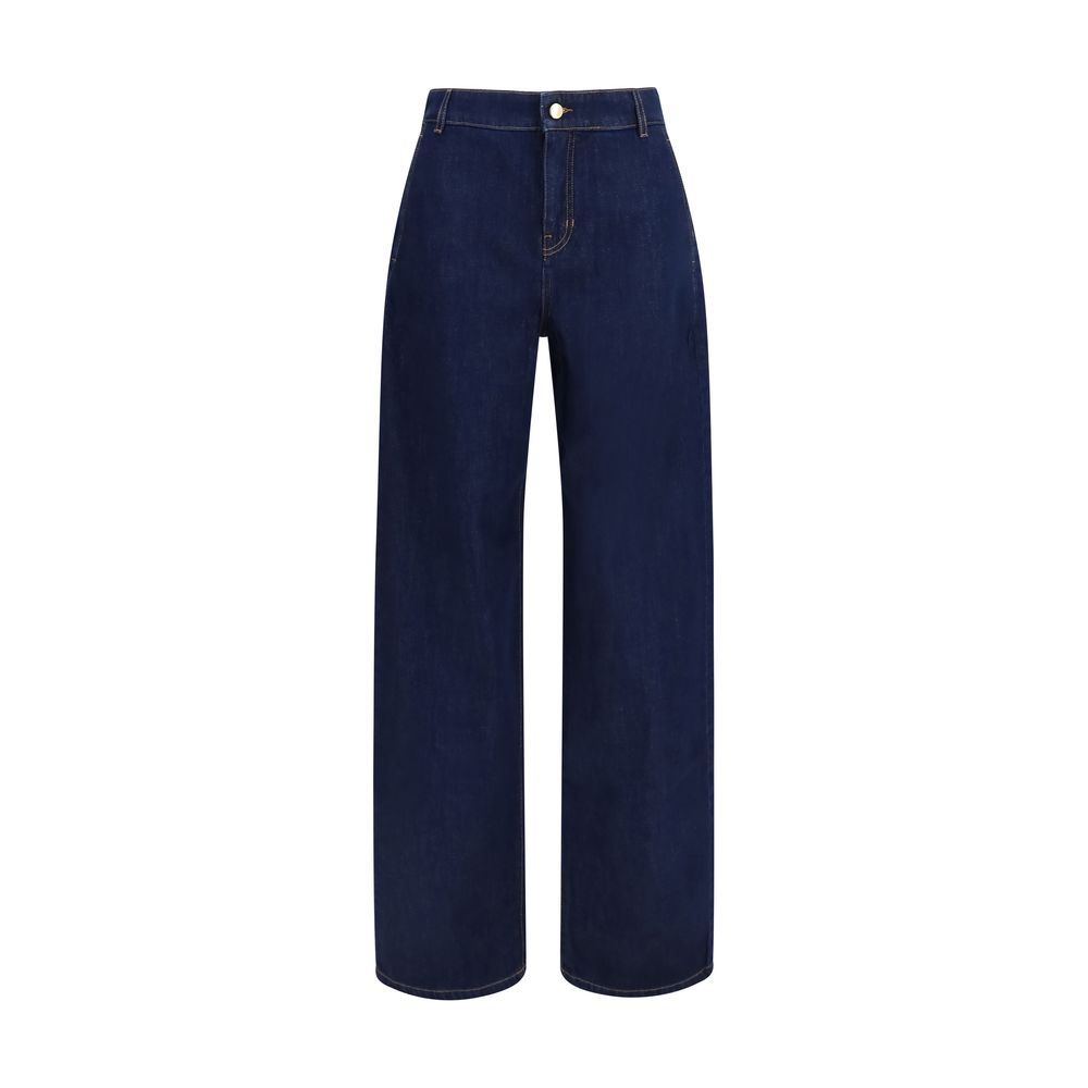 Blaue Baumwolljeans Denim