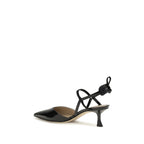 Schwarze Pumps aus Leder
