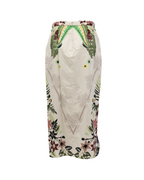 Damenrock mit floralen Details