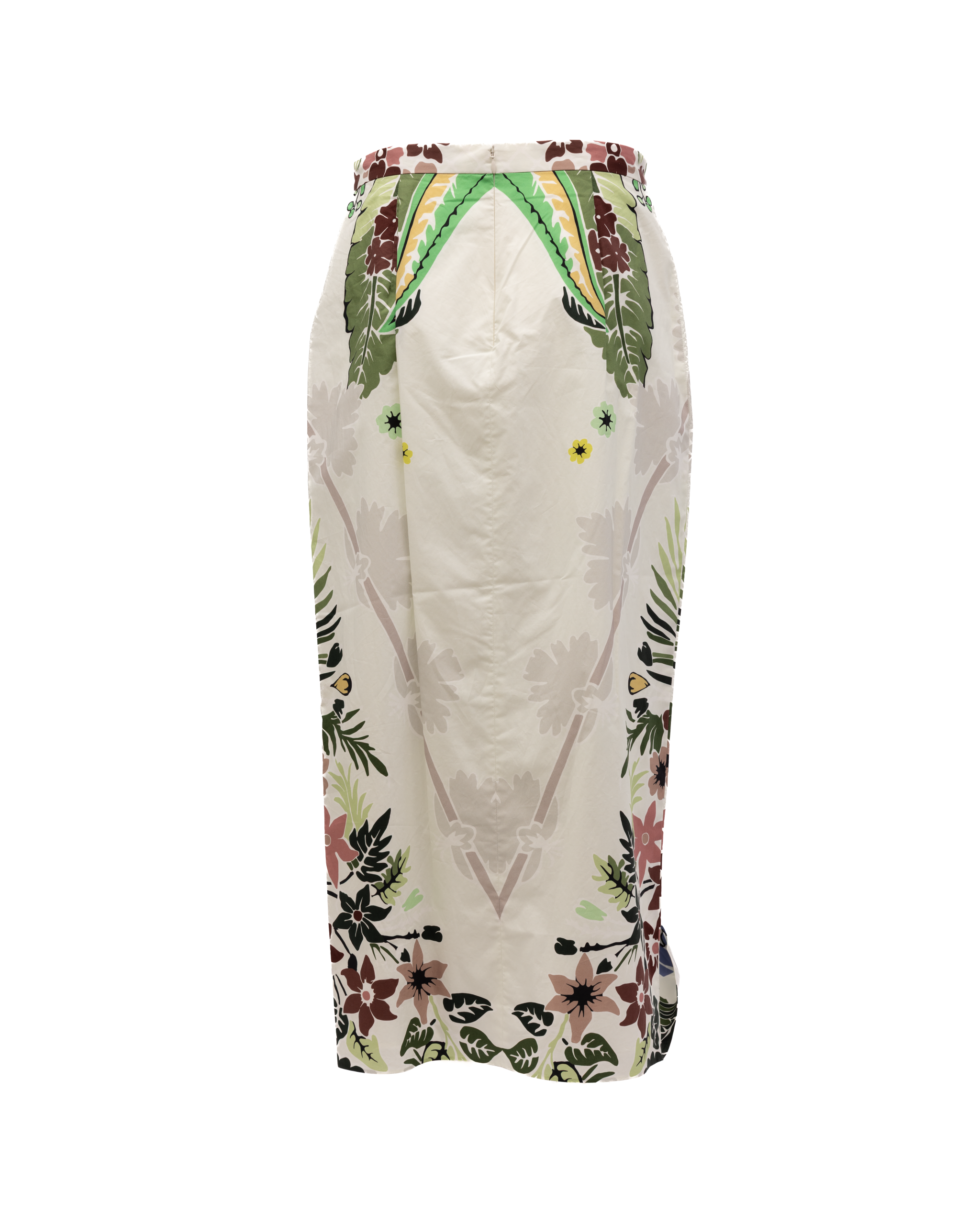 Damenrock mit floralen Details