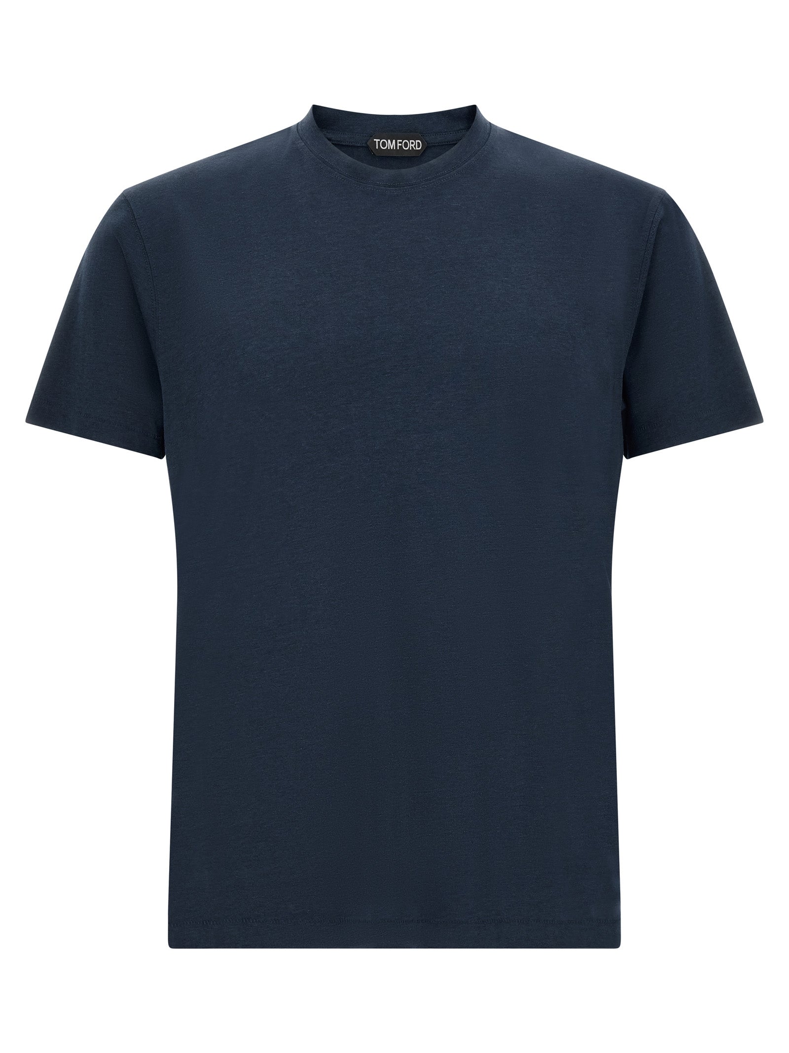 Blaues Lyocell T-Shirt