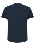 Blaues Lyocell T-Shirt