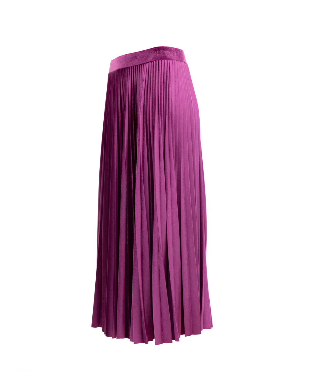 Damen-Rock aus lila Seide