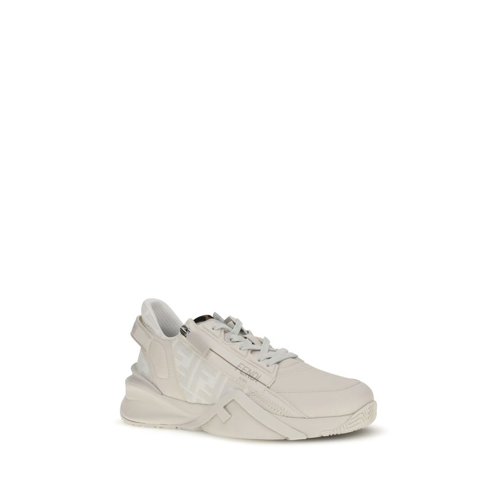 Weiße Kalbsleder Bos Taurus Athletic Sneaker