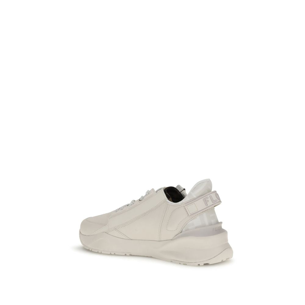 Weiße Kalbsleder Bos Taurus Athletic Sneaker