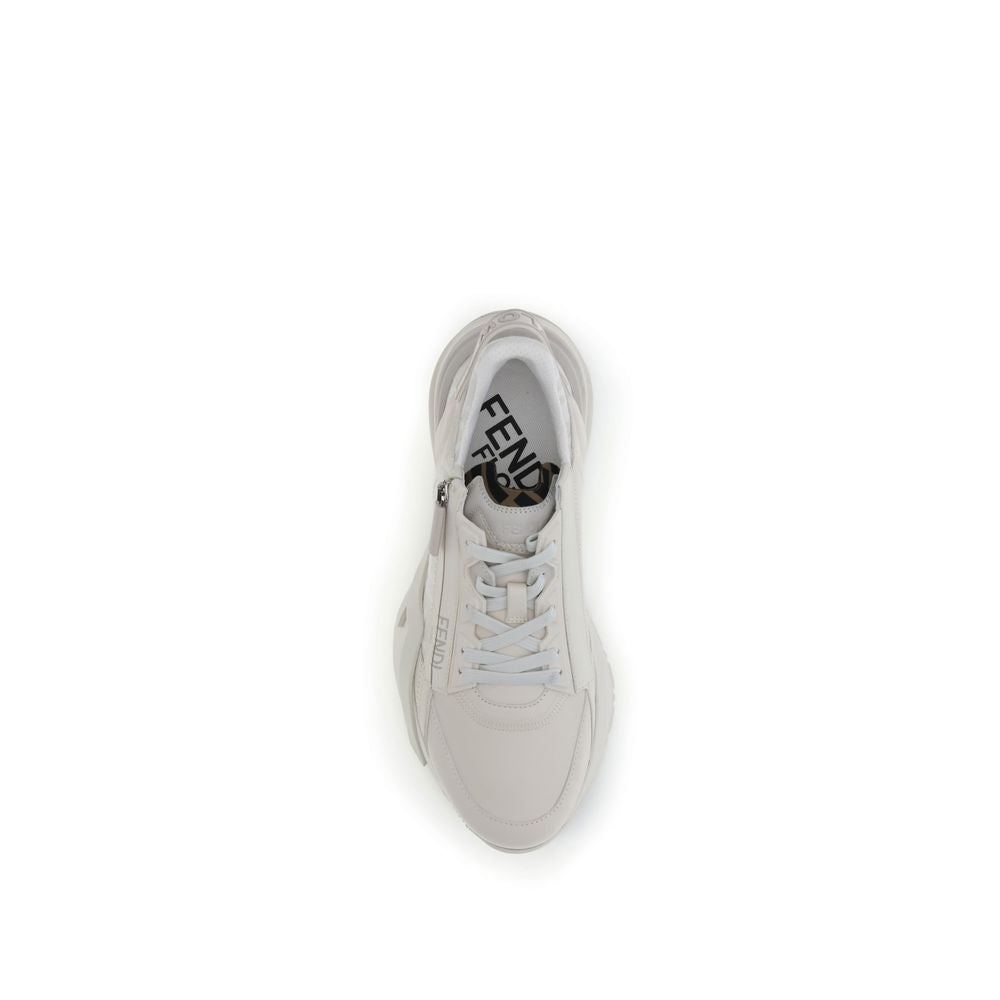 Weiße Kalbsleder Bos Taurus Athletic Sneaker