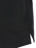 Schwarze Leinenbluse