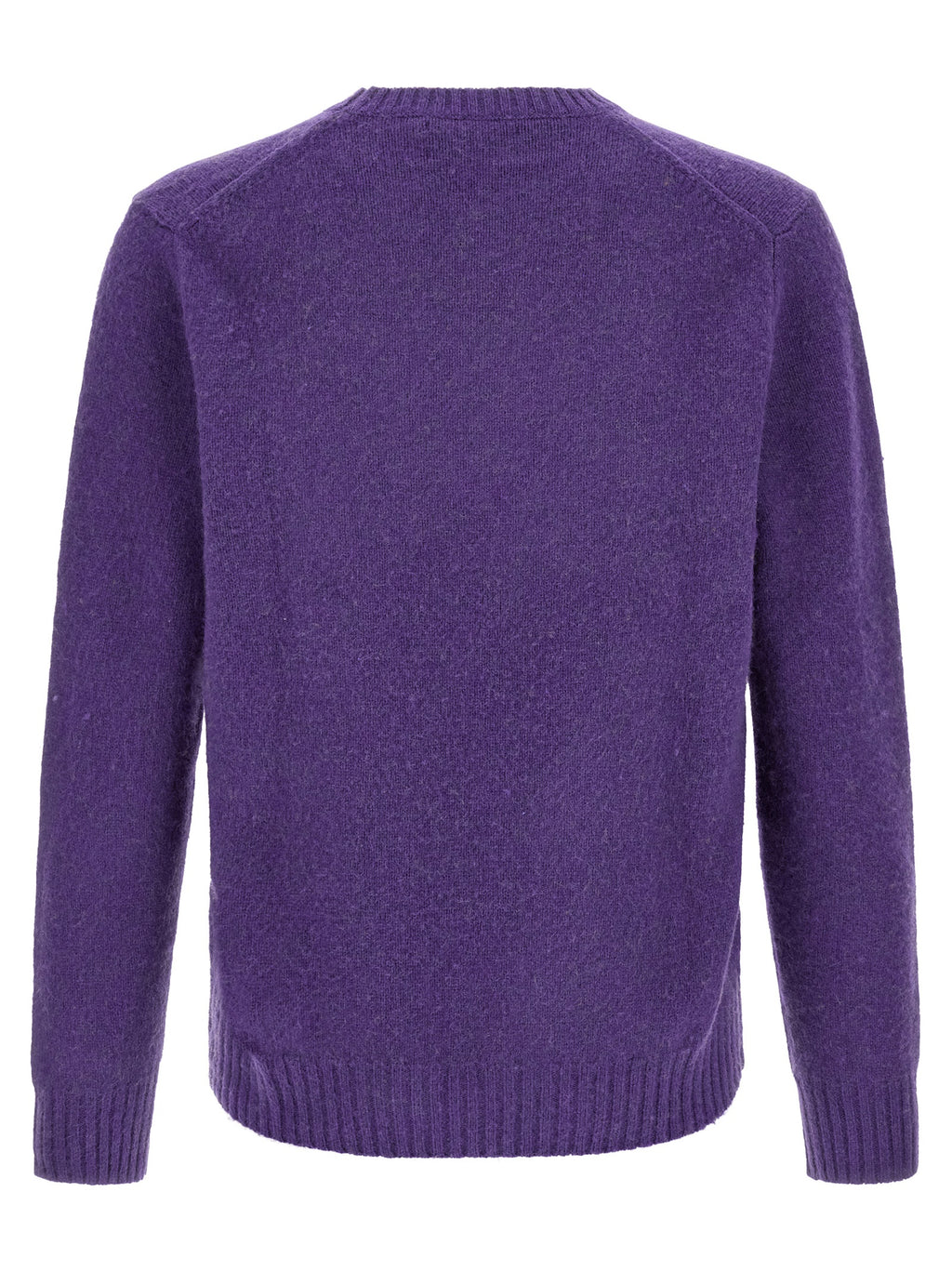 Lila Wollstrickjacke