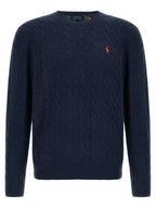 Blauer Wollcardigan