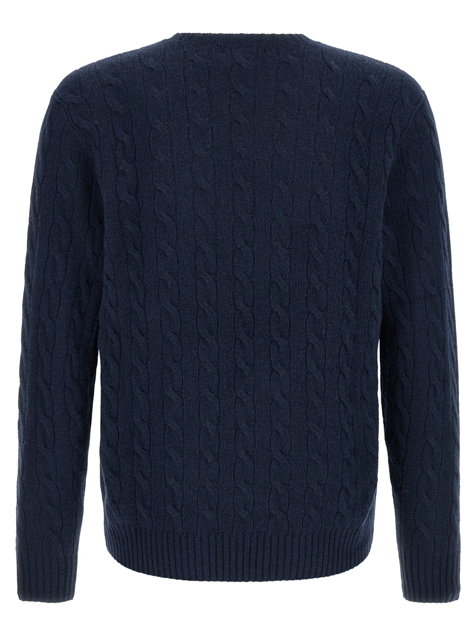 Blauer Wollcardigan