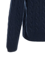 Blauer Wollcardigan