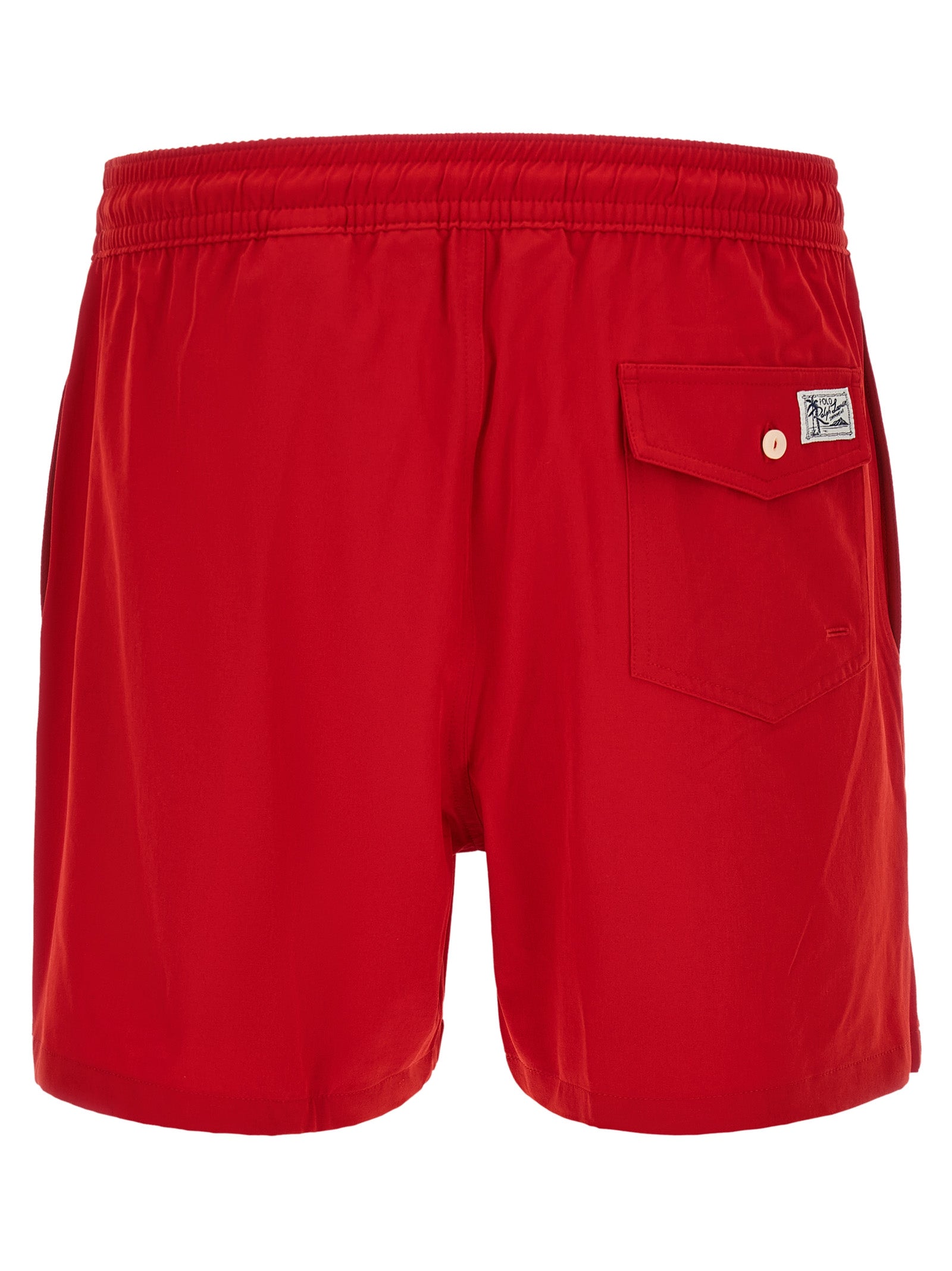 Mehrfarbige Polyester-Badeshorts