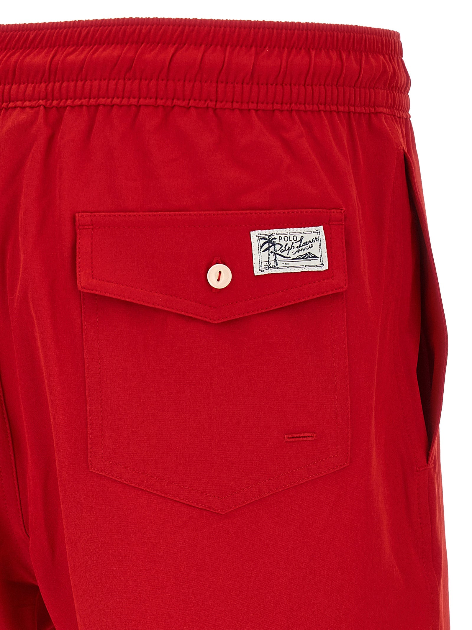 Mehrfarbige Polyester-Badeshorts