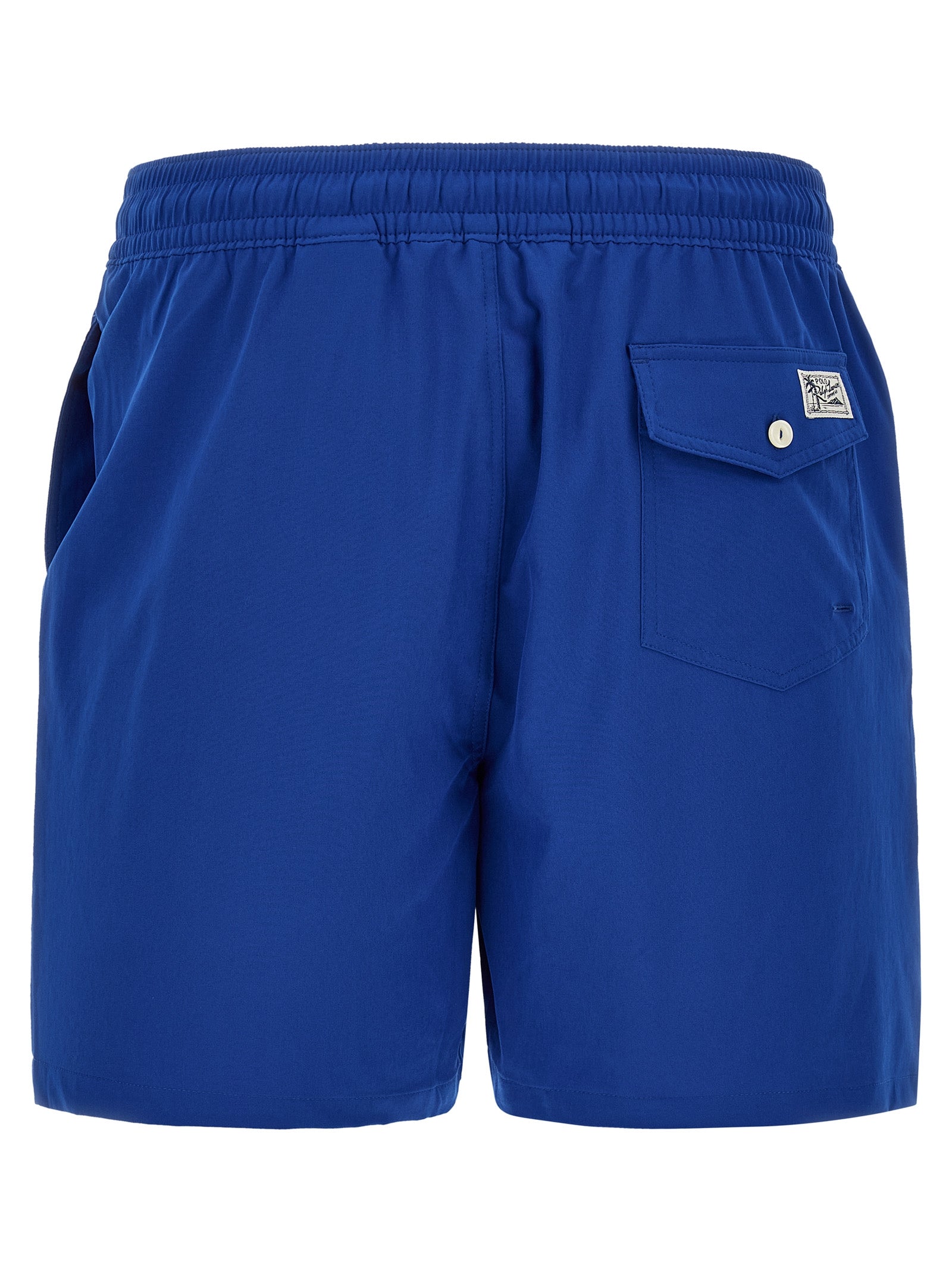 Blaue Badeshorts aus Polyester