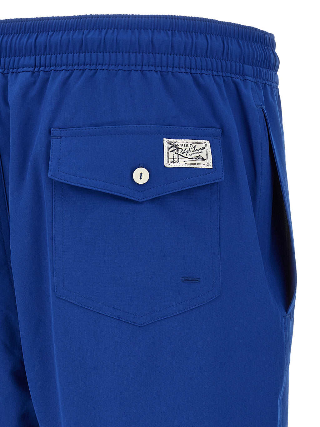 Blaue Badeshorts aus Polyester