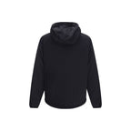 Schwarze Nylon-Shell-Jacke