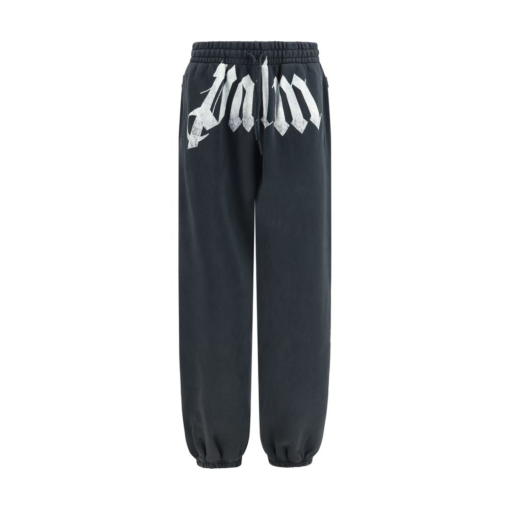 Graue Baumwoll-Jogginghose (Sporthose)